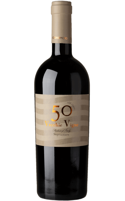 Vinho Cinquantanni Vecchie Vigne Negroamaro Salento IGP