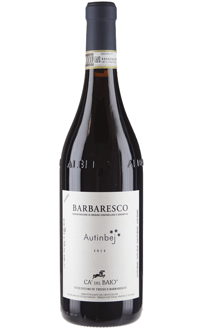 Vinho Barbaresco Autinbej Cá del Baio