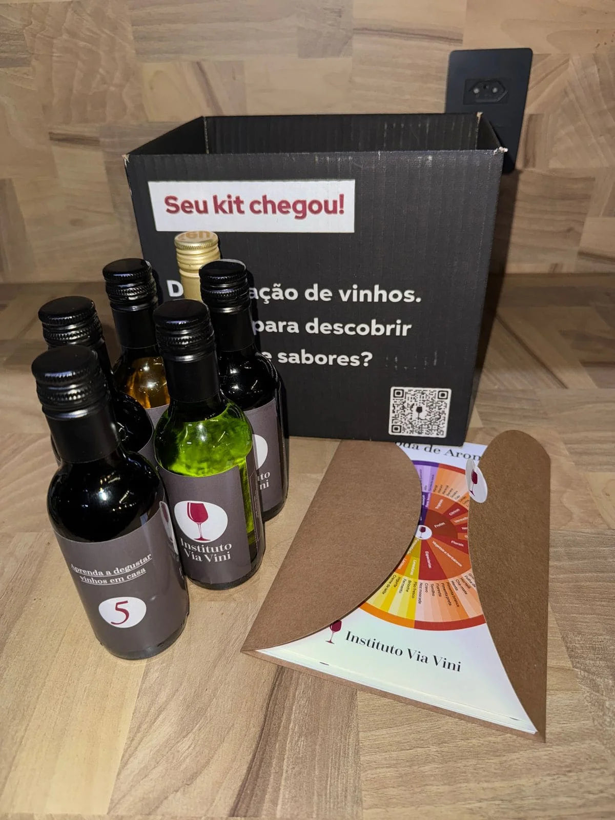Detalhes do Kit Degustação Prática Via Vini