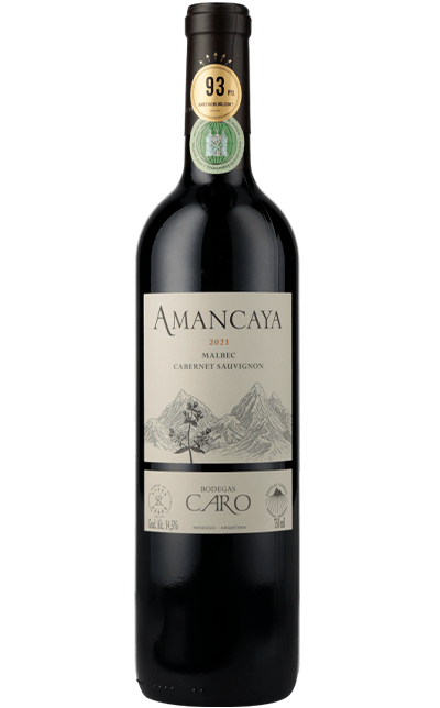 Vinho Bodegas Caro Tinto Seco Argentina Amancaya Gran Reserva Cabernet Sauvignon, Malbec 2021 750ml