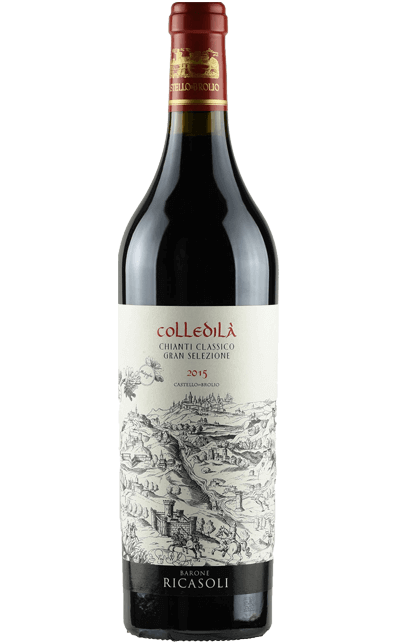 Vinho Ricasoli Tinto Seco Itália Colledila Gran Selezione Sangiovese 2018 750ml